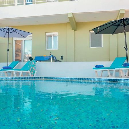 Greek Style Ground Floor Apartment & Pool Ialysós Eksteriør bilde