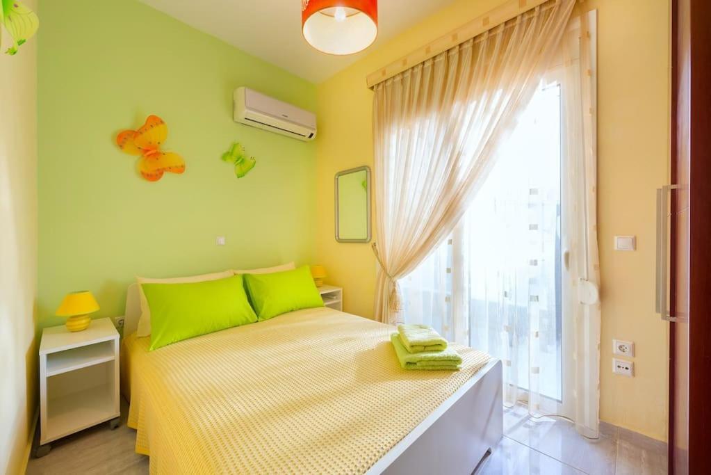Greek Style Ground Floor Apartment & Pool Ialysós Eksteriør bilde